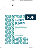 Défaire Le Dèmos (Fiche de Lecture)