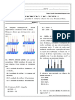 Simulado de Matemática 4º e 5º Ano - Descritor 15