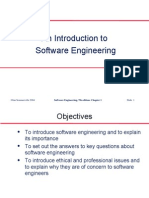 An Introduction To Software Engineering: ©ian Sommerville 2004 Software Engineering, 7th Edition. Chapter 1 Slide 1