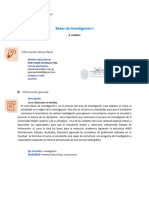 PROGRAMA DEL CURSO Bases de Investigacion