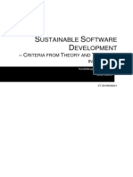 Sustainable Software Development