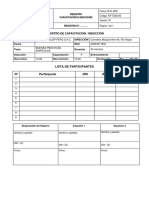 2 Registro de Capacitacion, Induccion y Simulacros de Emergencia