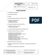 Protocolo de Historia Clínica Hospitalización (Clínica Minerva)