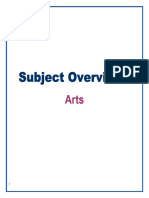 Arts Subject Overview