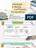 Estrategias para Mejorar Los Procesos de Aprendizaje