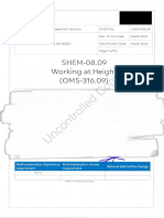 SHEM-08.09 Working at Height