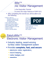 EasyLobby 10 Tutorial Powerpoint