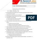 Surface Area Volume and Capacity Cuboid Cube and Cylinder - Important Qs - Surface Area and Volume - Important Qs - Worksheet ICSE