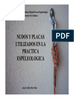 Nudos y Placas para Espeleo