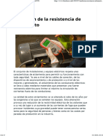 Medición de La Resistencia de aislamieto-ITISERVICES