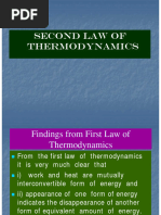 Second Law of Thermodynamics