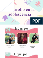 Desarrollo en La Adolescencia