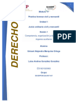 Módulo 17 Práctica Forense Civil y Mercantil Unidad 1 Juicio Ordinario Civil y Mercantil Sesión 1