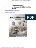 Dwnload Full Strategic Human Resource Management Canadian 2nd Edition Noe Solutions Manual PDF