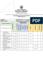 Second Periodical Test Science 3