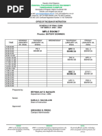 CBM Final Exam Schedule 2023-2024