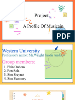 A Profile of Musician