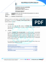 Informe N°188-2023-Sgop-Mpdc - Conformidad de Pago Por Los Servicios Realizados