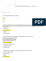 Pretest Answer Key