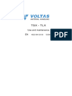 TSX-TLX - User and Maintenance Manual