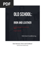 Old School - Iron and Leather Sample