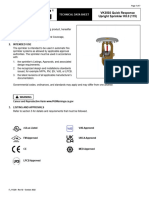 VK3502 Quick Response Upright Sprinkler K8.0 (115) : 1. Product Identification