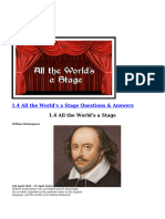 1.4 All The World's A Stage Questions &#038 Answers