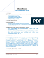 Syllabus Gouvernance D'entreprise