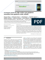 Activation Routes For High Surface Area Graphene Monoliths From Graphene Oxide Colloids