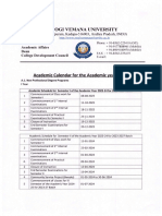 Academic Calander 2023-24 Aa CDC