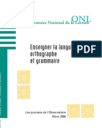 Enseigner L.orthographe Et La Grammaire