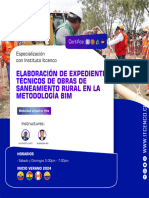 Virtual - Peru - Elaboracion de Expediente Tecnico de Obras de Saneamiento Rural en La Metodologia Bim