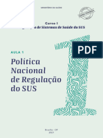 Aula1 Politica Nacional Regulacao Sus