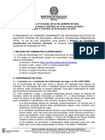 Edital Nº 018.2024 - PS 2024 Graduação - Lista de Classificados (1 Chamada)