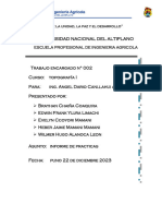 INFORME TOPOGRAFIA Altimetria