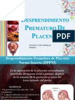 Desprendimiento Prematuro de Placenta