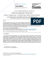 Criteria For Optimizing A Road Network - 2021 - Transportation Research Procedia