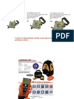 Types of Measuring Tapes Available and Approx Costs