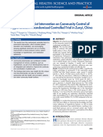 Effects of Pharmacist Intervention On Community Control of Hypertension. A Randomized Controlled Tri