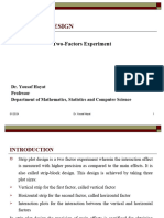 Strip Plot Design