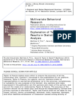 Explanation of Two Anomalous in Statistical Mediational Analysis