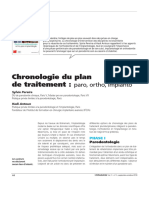 Chronologie Du Plan de Traitement