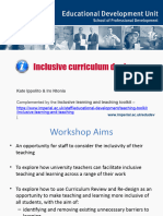 Inclusive Curriculum Design