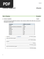 Grammar Assignment