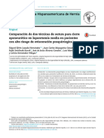 Comparación de Dos Técnicas de Sutura para Cierre Aponeurótico en Laparotomía Media en Pacientes Con Alto Riesgo de Evisceración Posquirúrgica