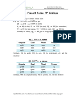 008-OP Verbs Present Tense PP Endings