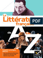 La Littérature Française de A À Z