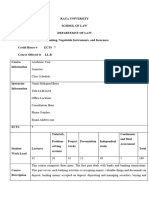 Banking Course Outline