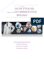 Código de Ética Del Químico Farmacéutico Biólogo