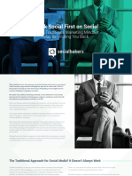 7.4 Think Social First On Social Traditional Vs Digital Marketing PDF